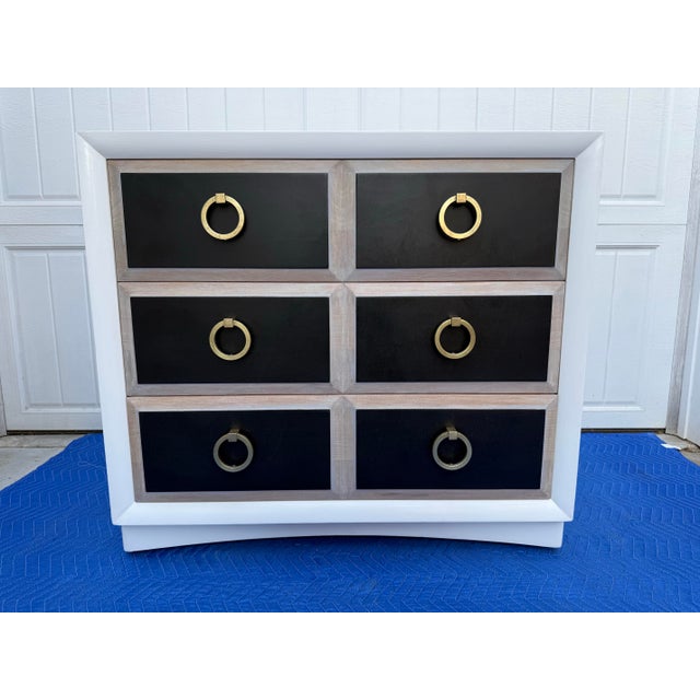 Mid-Century Modern T.H.Robsjohn-Gibbings Dresser and Cabinet For Sale - Image 3 of 12