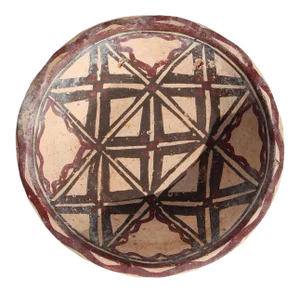 Late 19th Century Berber Large Bowl, Earthenware, Algeria