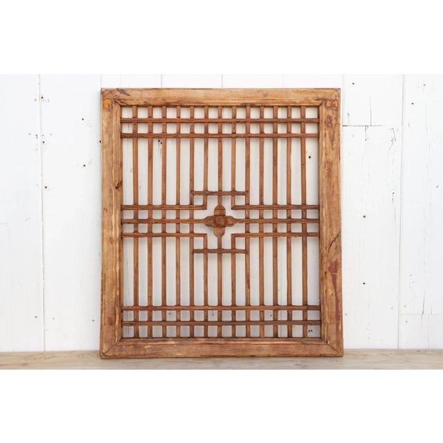 Traditional Antique See-Through Window Panel For Sale - Image 4 of 9