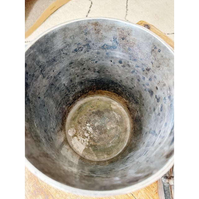Antique Christofle Silver Champagne Bucket From French Line Ocean Liner Ile De France For Sale - Image 10 of 10