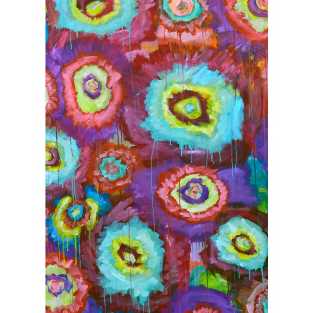 2010s Color Burst Flower Abstract by Frank Thomas Romero For Sale - Image 5 of 11
