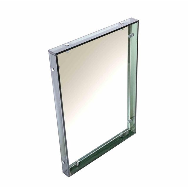 Max Ingrand Vintage Model 2014 Wall Mirror in Glass by Max Ingrand, Italy, 1960s For Sale - Image 4 of 8