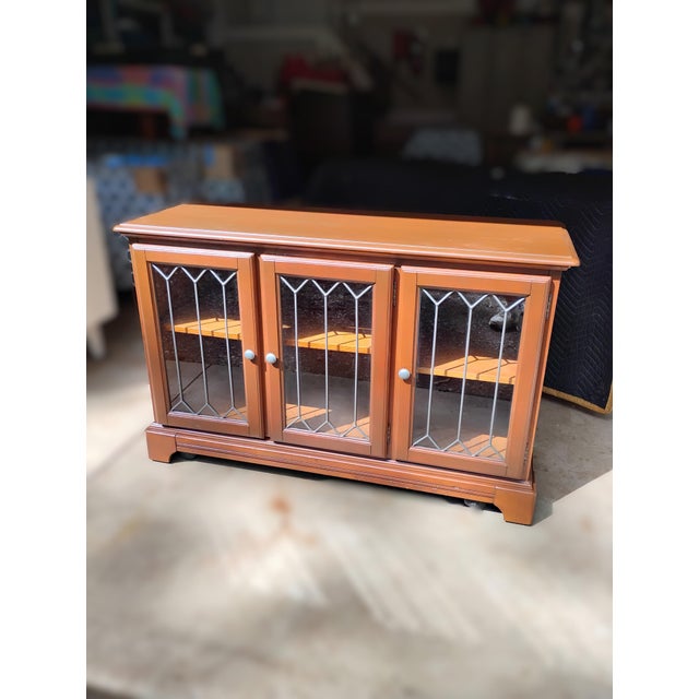 Modern Late 20th Century Buffet Credenza Tv Stand Bookcase Sideboard For Sale - Image 3 of 10