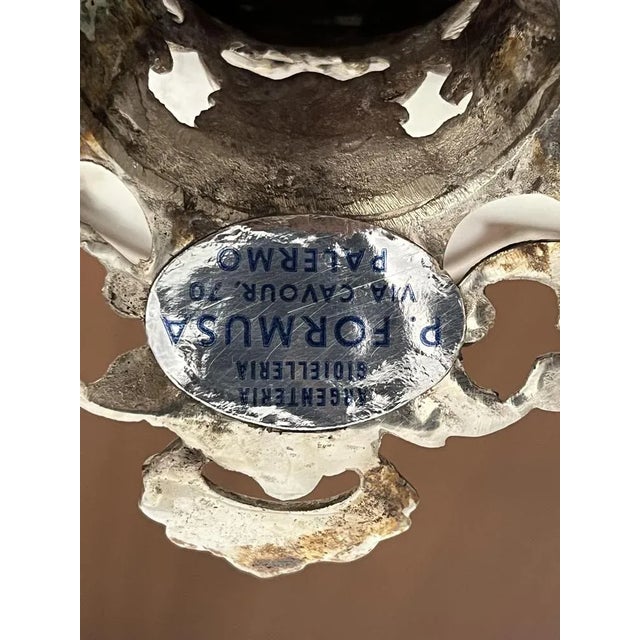 Italian Jatta Centerpiece in 800 Silver, 1980 For Sale - Image 3 of 10