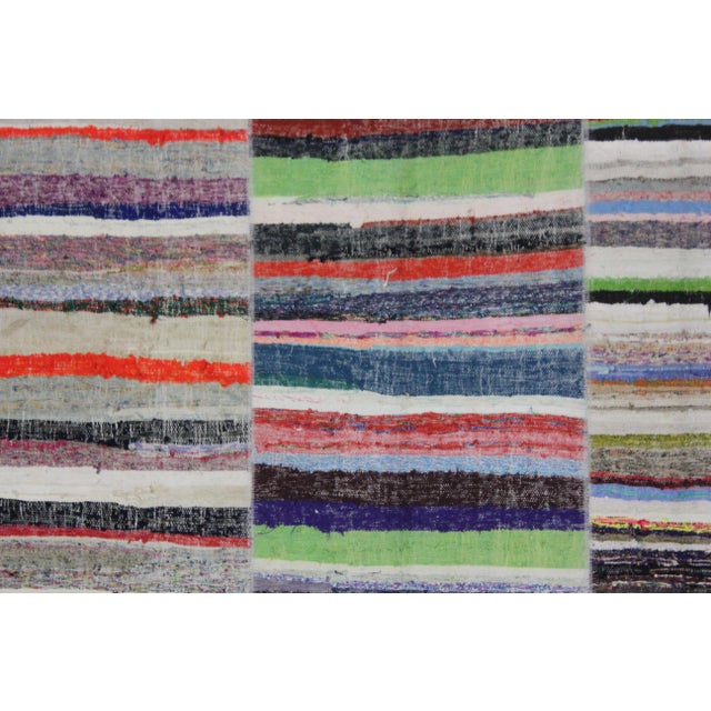 A beautiful antique Patchwork Rug. It's in very good condition, practically new. This Patchworks rug is produced of older...