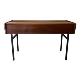 Scandinavian-Style Wooden Console Table, 1950s For Sale
