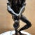 French Mid 20th Century Bronze Figure Seated Studio Sculpture For Sale - Image 10 of 15