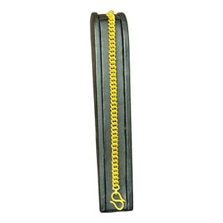 Cuban Link 24 Karat Pure Yellow Gold Solid Bracelet, 46.8 Gm, Unisex , 8 Inch For Sale