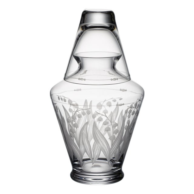 ARTEL Lily of the Valley Bedside Decanter in Clear - 2 Pieces For Sale