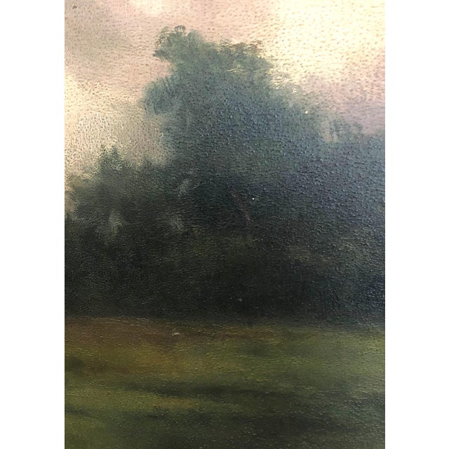 Late 19th-Century Tonalist Painting With Shadow Box-Like Frame For Sale - Image 4 of 5