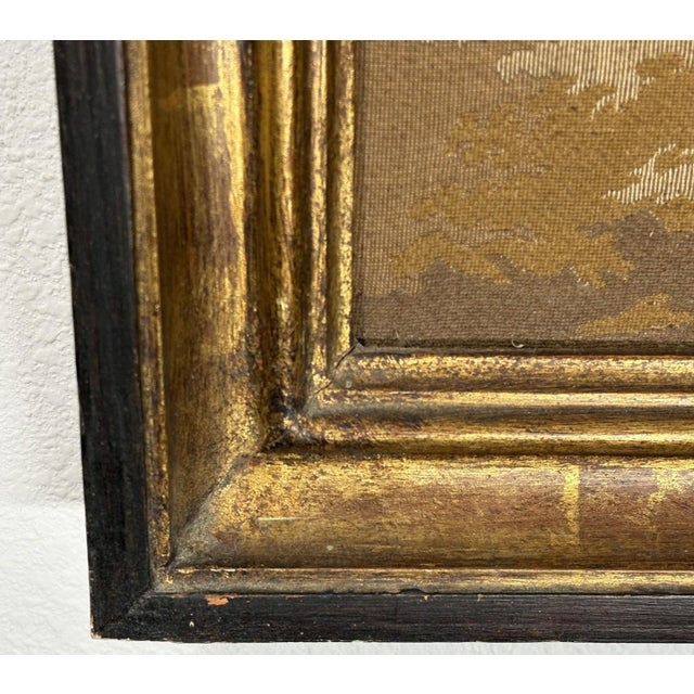 Large Vintage Woven Tapestry "The Holy Family With a Little Bird" After Murillo For Sale - Image 9 of 10