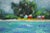 Turquoise Caribbean Princess Cays (Original Oil Painting) For Sale - Image 8 of 12