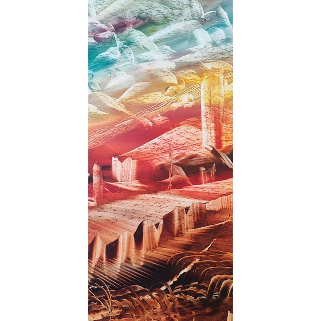 Angelo Donadoni, Postumi, 1990, Oil on Wood, Framed For Sale - Image 7 of 13