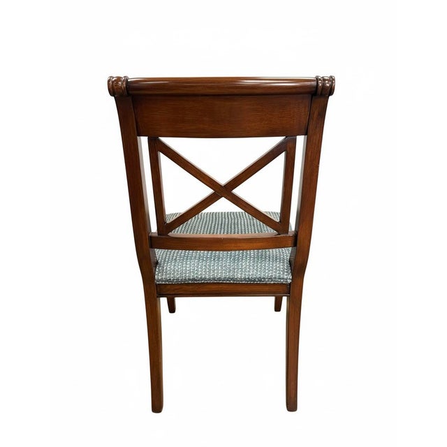 Late 20th Century Set of 6 Baker Milling Road Mahogany Dining Chairs For Sale - Image 5 of 10