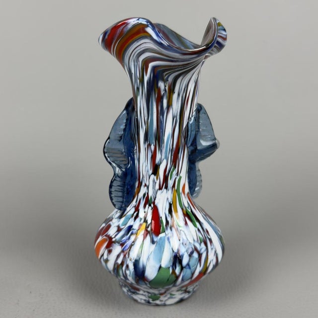 Murano Glass Vase from Fratelli Toso, 1970s For Sale - Image 11 of 11
