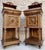 19th Century French Marble Top Bedside Tables, 1890s, Set of 2 For Sale - Image 4 of 18