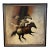 Vintage Expressionist Running Horses Oil Painting in Custom Frame For Sale