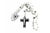 Silver Rosary with Glass Beads and Crucifix For Sale - Image 5 of 9