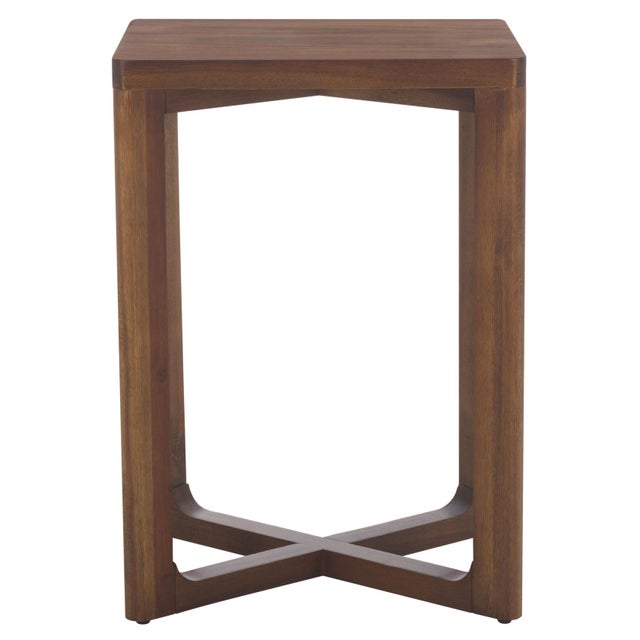 Brown Akai Accent Table in Walnut For Sale - Image 8 of 8