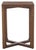 Brown Akai Accent Table in Walnut For Sale - Image 8 of 8