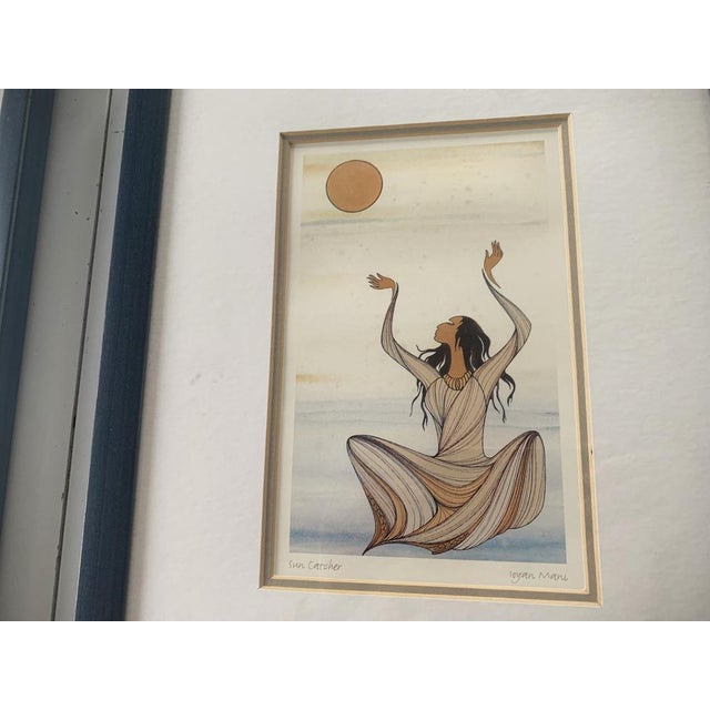 Maxine Noel, Spirits, 1970s, Paintings, Framed, Set of 2 For Sale - Image 14 of 18