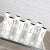 Mid 20th Century Vintage Mid-Century Modern Tumblers or Vases Ceramic White & Black With Asian Symbols, Set 8 For Sale - Image 5 of 13