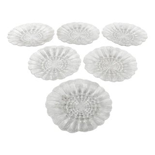 Cora Dessert Set by J. Drost, Ząbkowice Gospodarcza Huta, Poland, 1970s, Set of 6 For Sale