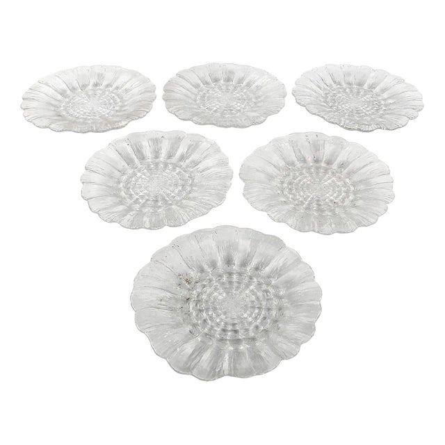 Cora Dessert Set by J. Drost, Ząbkowice Gospodarcza Huta, Poland, 1970s, Set of 6 For Sale