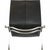 PK-22 Chair in Black Grace Leather by Poul Kjærholm For Sale - Image 4 of 16