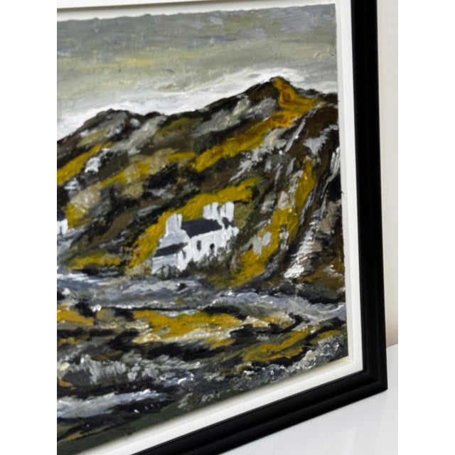 Dated 2022 Carneddau Snowdonia British Landscape Painting in the Manner of Kyffin Williams For Sale - Image 16 of 18