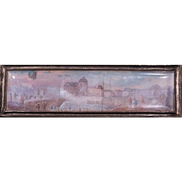 Small Antique Box with Decorative Scenes of the Reveillon Aerostat For Sale - Image 6 of 7