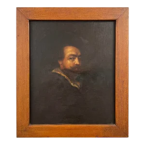19th Century Study of a Self Portrait by Peter Paul Rubens