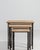 1970s Set Of Three Cast Iron Nesting Tables With Wooden Tops For Sale - Image 11 of 13