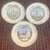 French Country Vintage Longchamp Canapé or Appetizer Plates -Set of 6 For Sale - Image 3 of 4