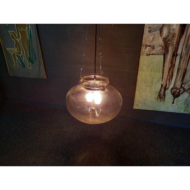 Space Age UFO Hanging Lamp from Limburg, 1970s For Sale - Image 9 of 10