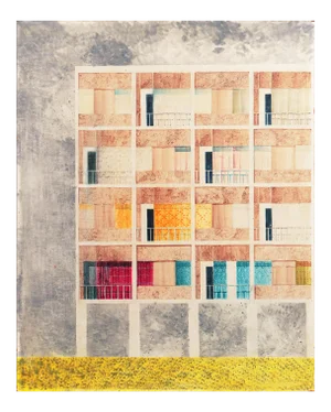 'Architectural' by J. Katulski, Exhibited at Buffalo Fine Arts Academy, Albright Art Gallery