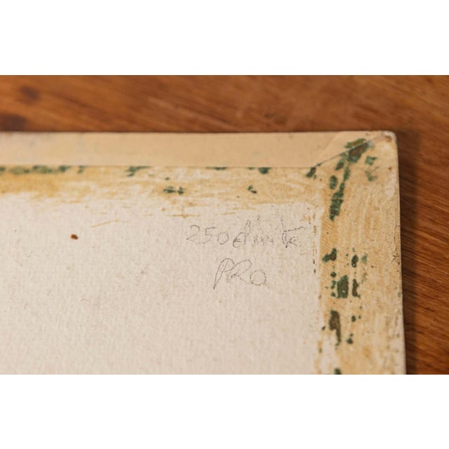 Paper 20th Century French Water Color For Sale - Image 7 of 7
