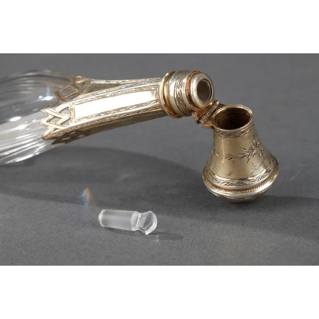 Mid-19th Century Silver Mounted Glass Scent Bottle For Sale - Image 13 of 15