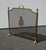 French Vintage French Louis XVI Style Brass Fireplace Screen Maison Jansen Style For Sale - Image 3 of 14
