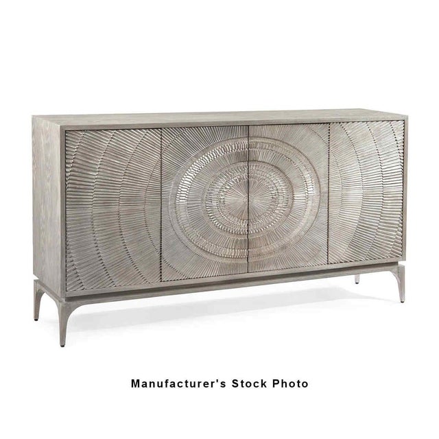 John Richard Organic Modern Cosmos Gray Oak Sideboard Credenza For Sale - Image 13 of 15