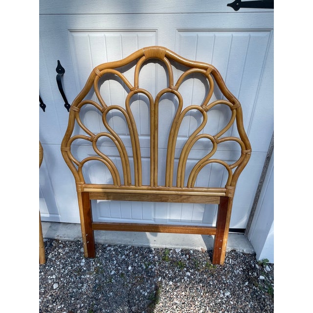 Vintage Rattan Twin Headboards a Pair Chairish