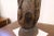 Brown Vintage African Tribal Hand-Carved Wood Head Bust Sculpture For Sale - Image 8 of 13