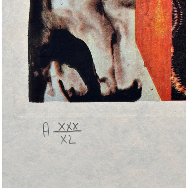 1970s Dali Memories of Surrealism Surrealist Surrealist King Hand Sign Number Etching For Sale - Image 4 of 6