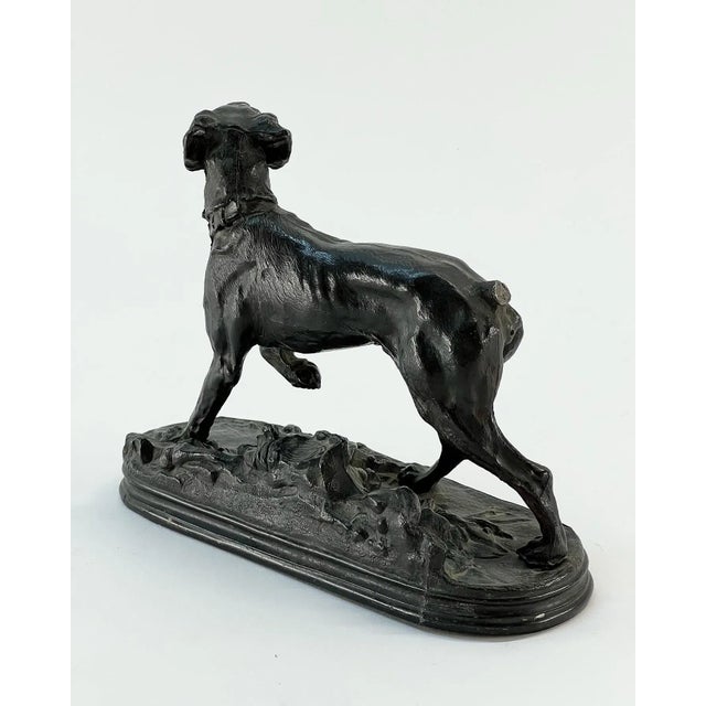 French 19th Century Labrador Cast Bronze Sculpture For Sale - Image 4 of 10