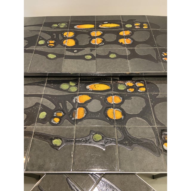 Metal Nesting Tables by Juliette Belarti, 1970s, Set of 3 For Sale - Image 7 of 10