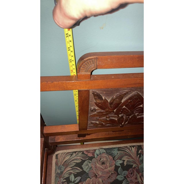 Late 19th Century Mid 19th Century Eastlake Parlor Chair For Sale - Image 5 of 8