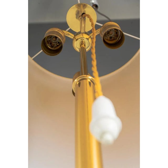 Large Model 2035 Helios Floor Lamps in Brass by J. T. Kalmar, 1960s, Set of 2 For Sale - Image 13 of 16