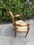 Vintage Fejomi Spanish Louis XVI Style Mahogany Bergère Armchair For Sale - Image 4 of 12