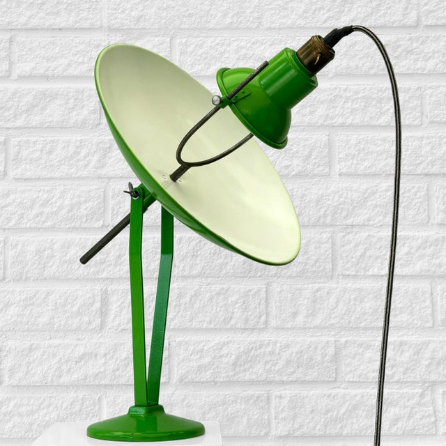 Gold Scandinavian Modernist Spotlight Studio Lamp, Sweden, 1930s For Sale - Image 8 of 15