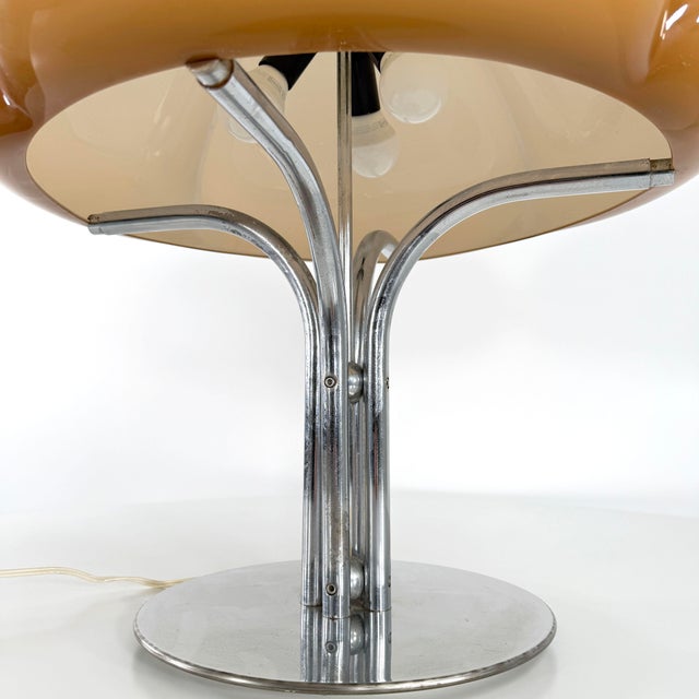 Quadrifoglio Table Lamp attributed to Unione Progetti for Harvey Guzzini, 1970s For Sale - Image 9 of 11
